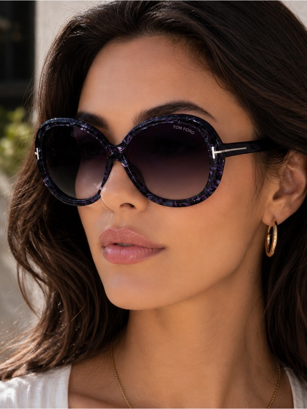Tom Ford Purple Women's Sunglasses- Limited Edition (COMES WITH A FREE GIFT)